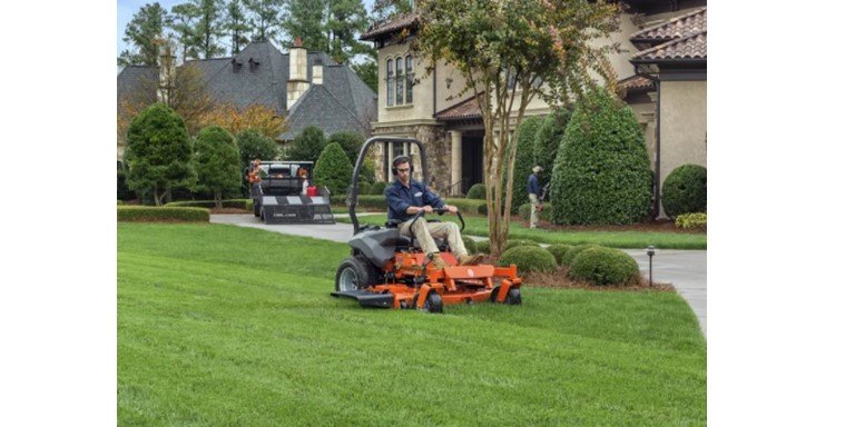 Husqvarna Zero Turn Mower In Action Header